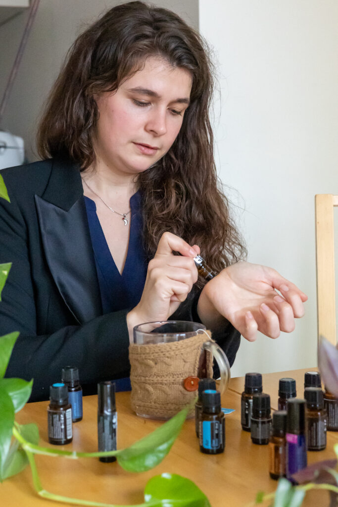 massage et huiles essentielles